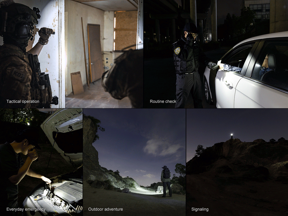 Fenix PD35R ACE Multi-mode Tactical Flashlight