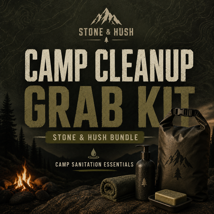 Stone & Hush Camp Cleanup Grab Kit bundle cover