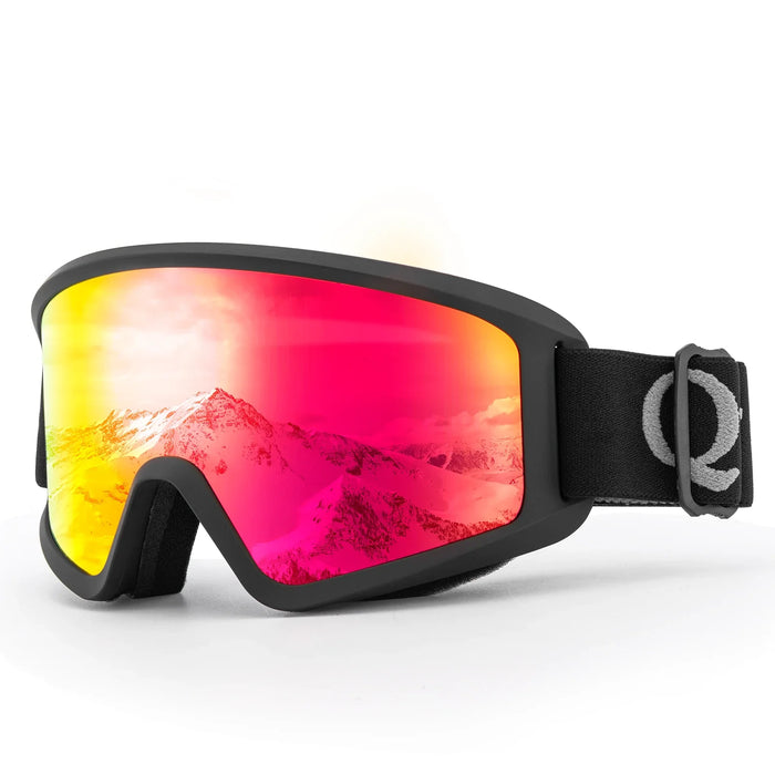 Anti-Fog Cylindrical Ski Goggles with UV400 Double-Layer Lenses