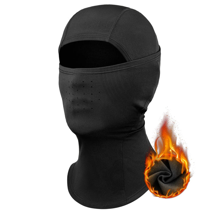 Lycra Ski Headgear with Thermal Cold-Weather Mask