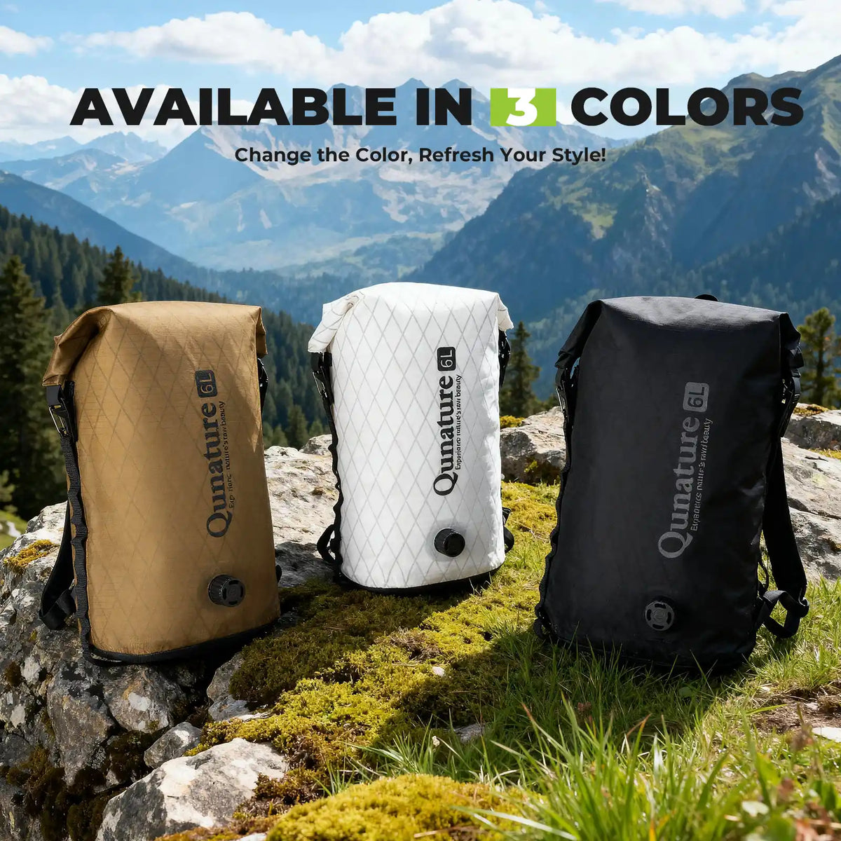 Waterproof Compression Bag for Bikepacking 6L/12L