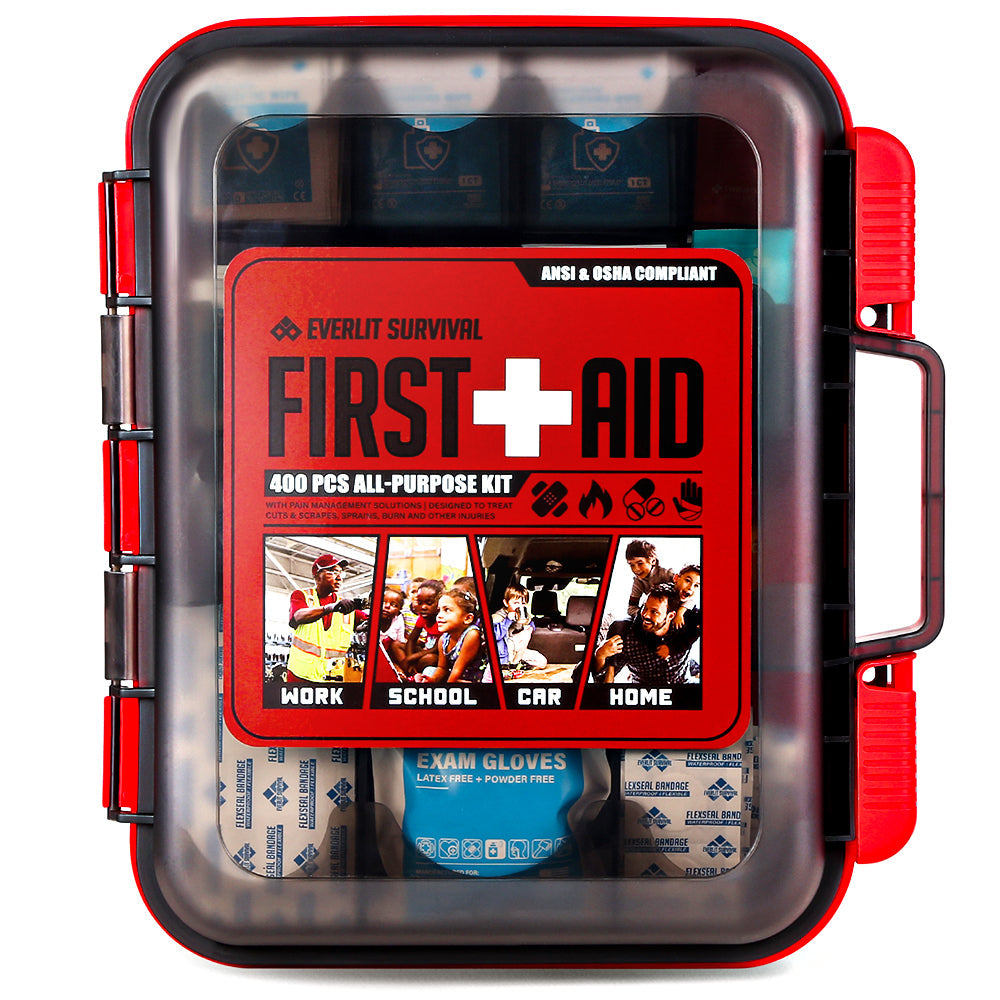 OSHA/ANSI Compliant 400-Piece All-Purpose First Aid Kit