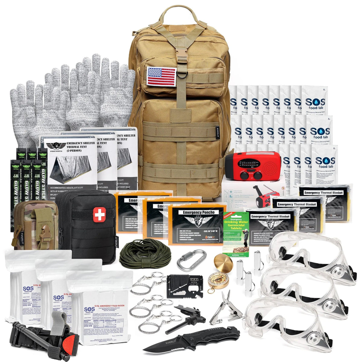Storm III 3-Person Emergency Kit