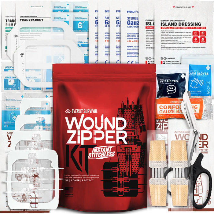 Wound Closure Kit, 6-Zip Complete Kit