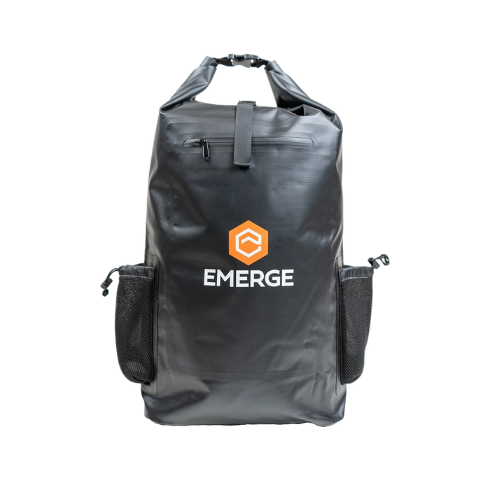 50L Heavy Duty Dry Bag with Straps - Black