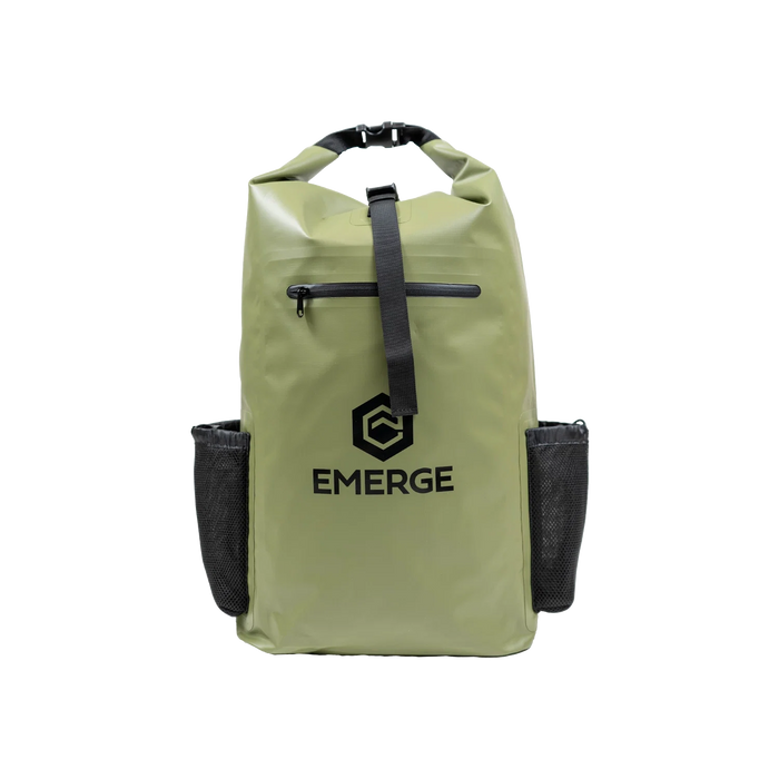 30L Heavy Duty Dry Bag with Straps - Olive