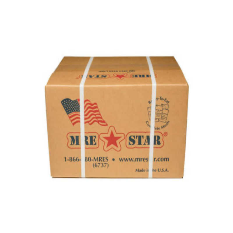 MRE Star 12-Meal Case with Heaters, No Gluten