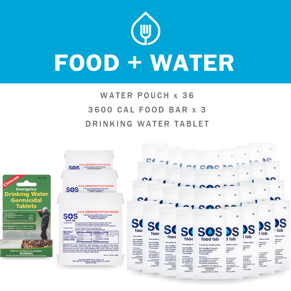 Storm III™ 3-Person Emergency Kit