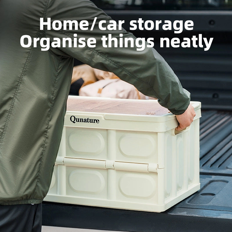 30L/55L Folding Storage Box with Tabletop