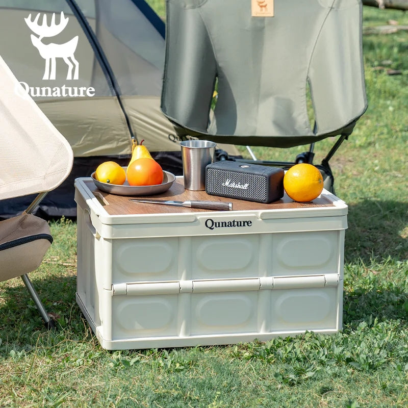 30L/55L Folding Storage Box with Tabletop