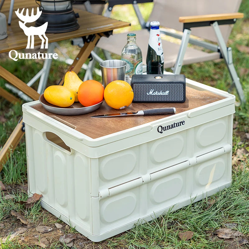 30L/55L Folding Storage Box with Tabletop