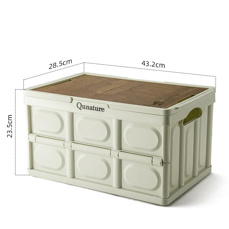 30L/55L Folding Storage Box with Tabletop