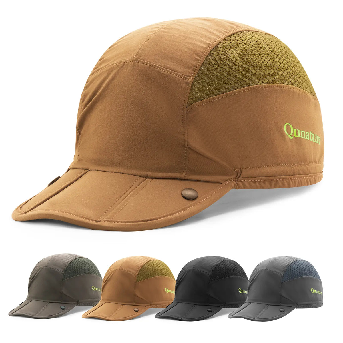 Foldable Hiking & Cycling Hat, Breathable Helmet Liner with Sun Visor