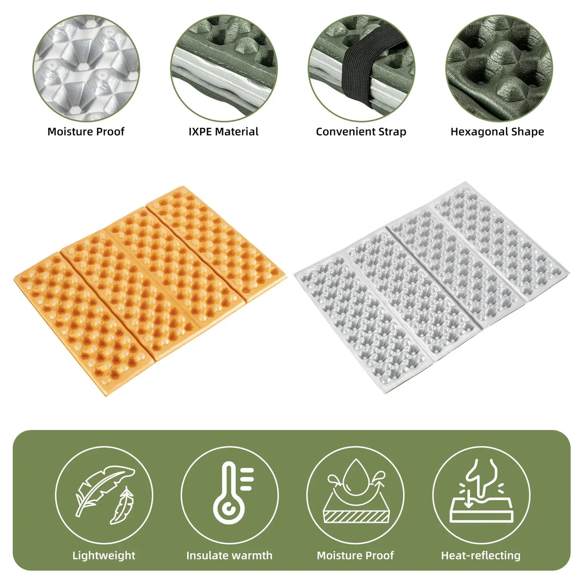 Folding Foam Seat Pad for Hiking & Camping