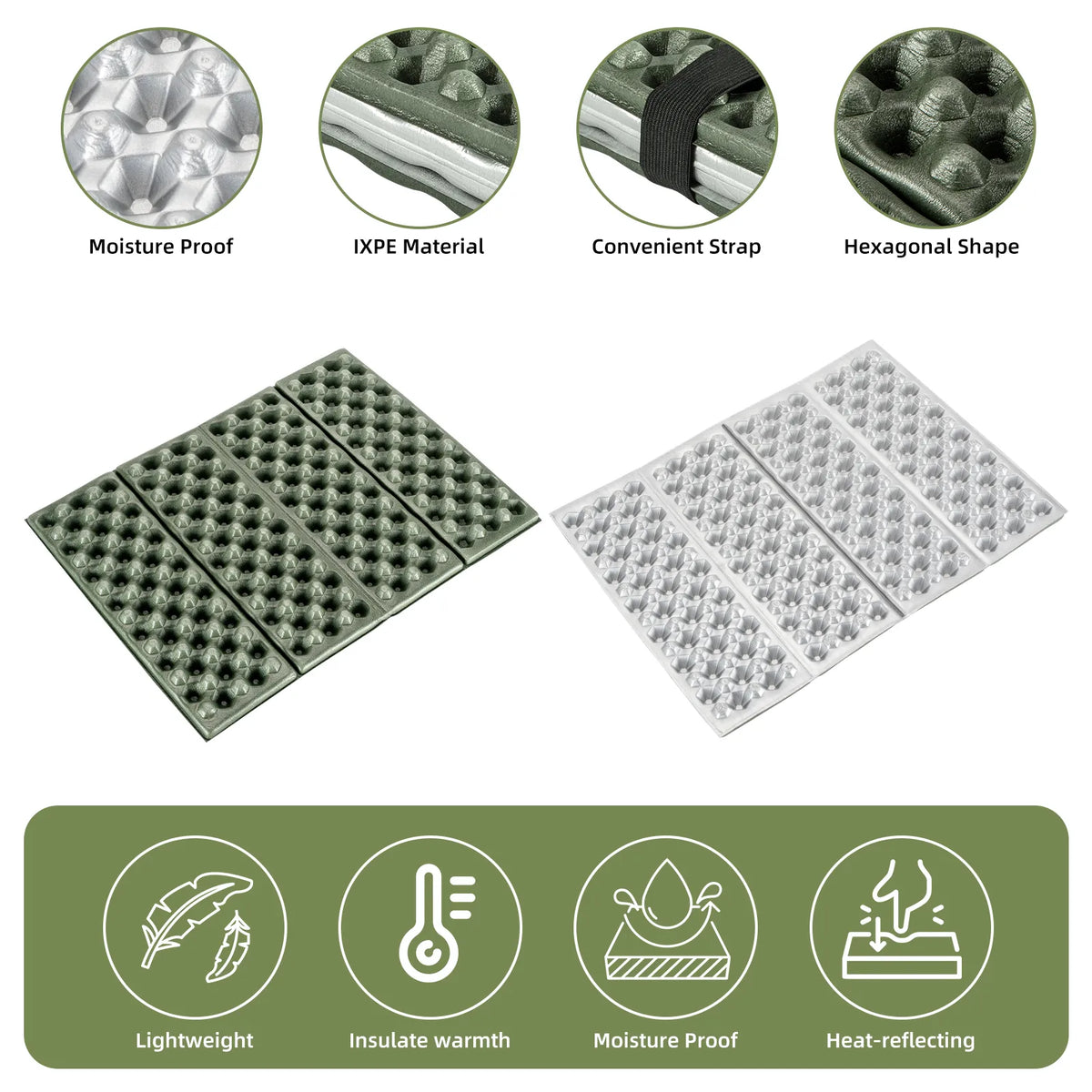 Folding Foam Seat Pad for Hiking & Camping
