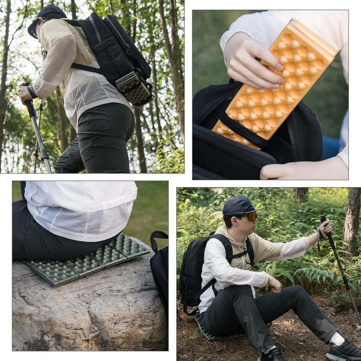 Folding Foam Seat Pad for Hiking & Camping