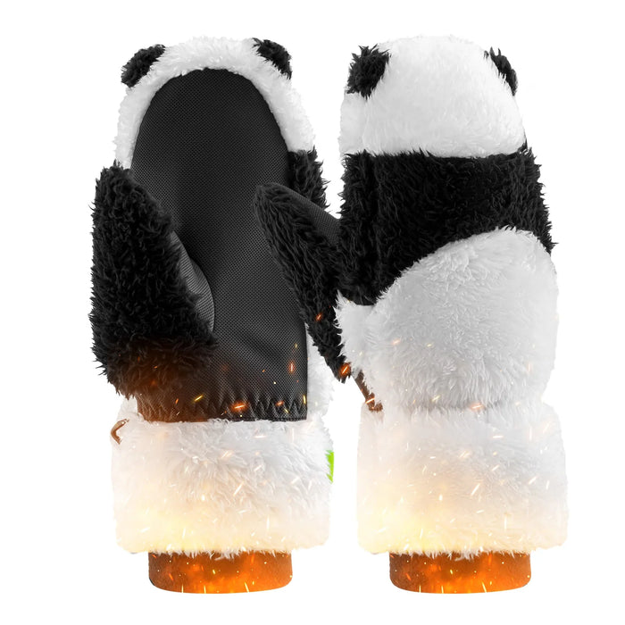 Panda Ski Gloves with Secure Grip and Warmth