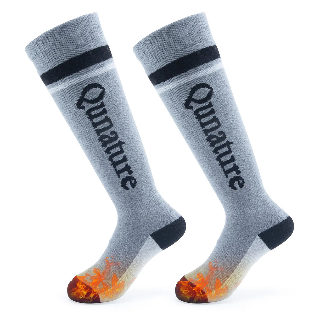 Kids Wool Blend Knee-high Ski Socks for Cold Weather