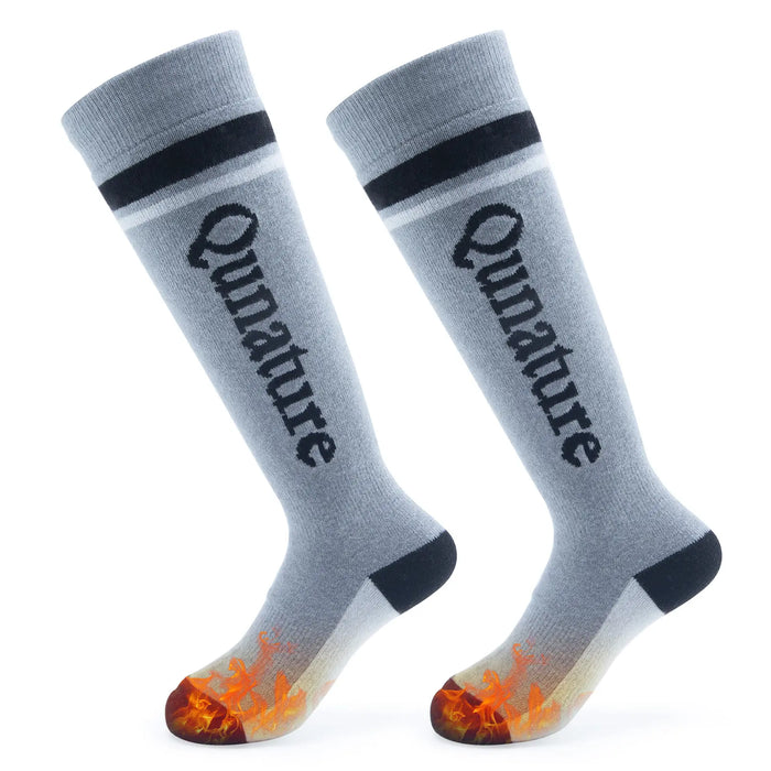 Kids Wool Blend Knee-high Ski Socks for Cold Weather