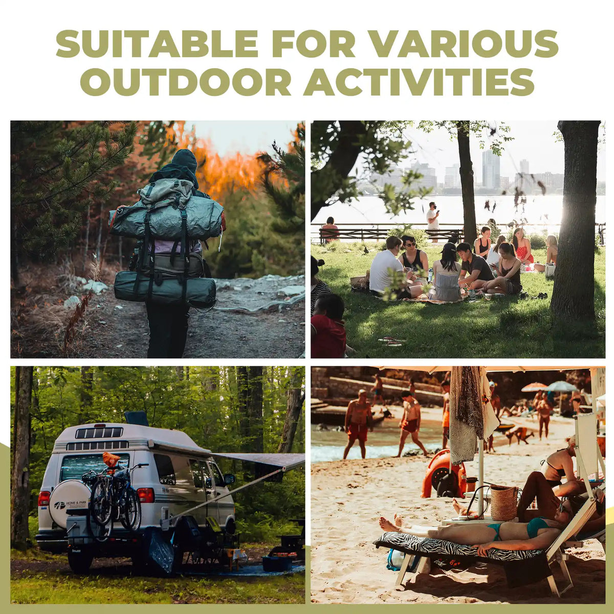 260 lb Folding Aluminum Camping Chair