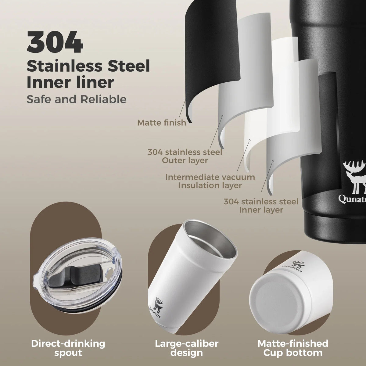 Insulated Stainless Steel Camping Cup