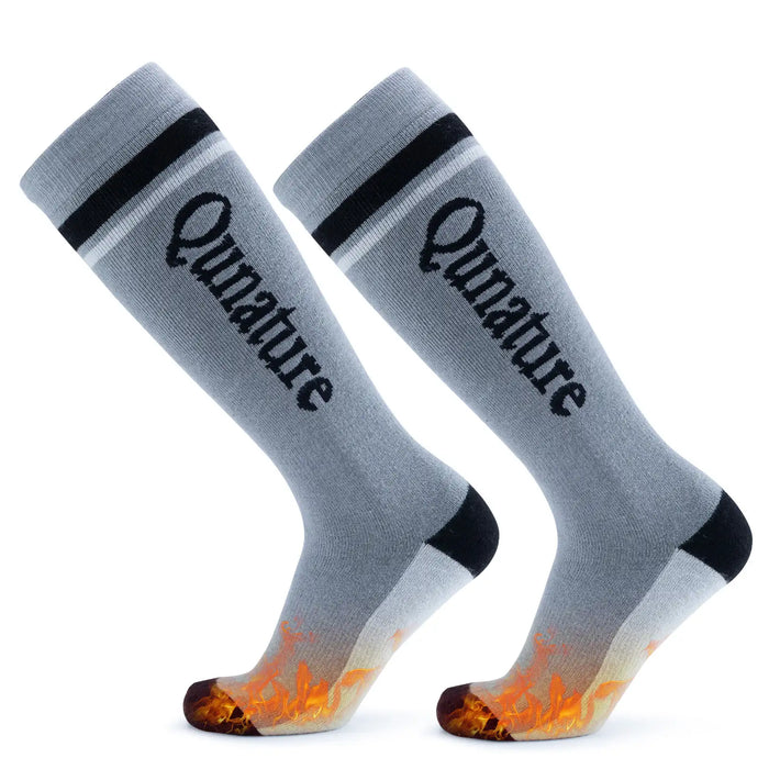 Thermal Wool Blend Knee-high Ski Socks for Cold Weather
