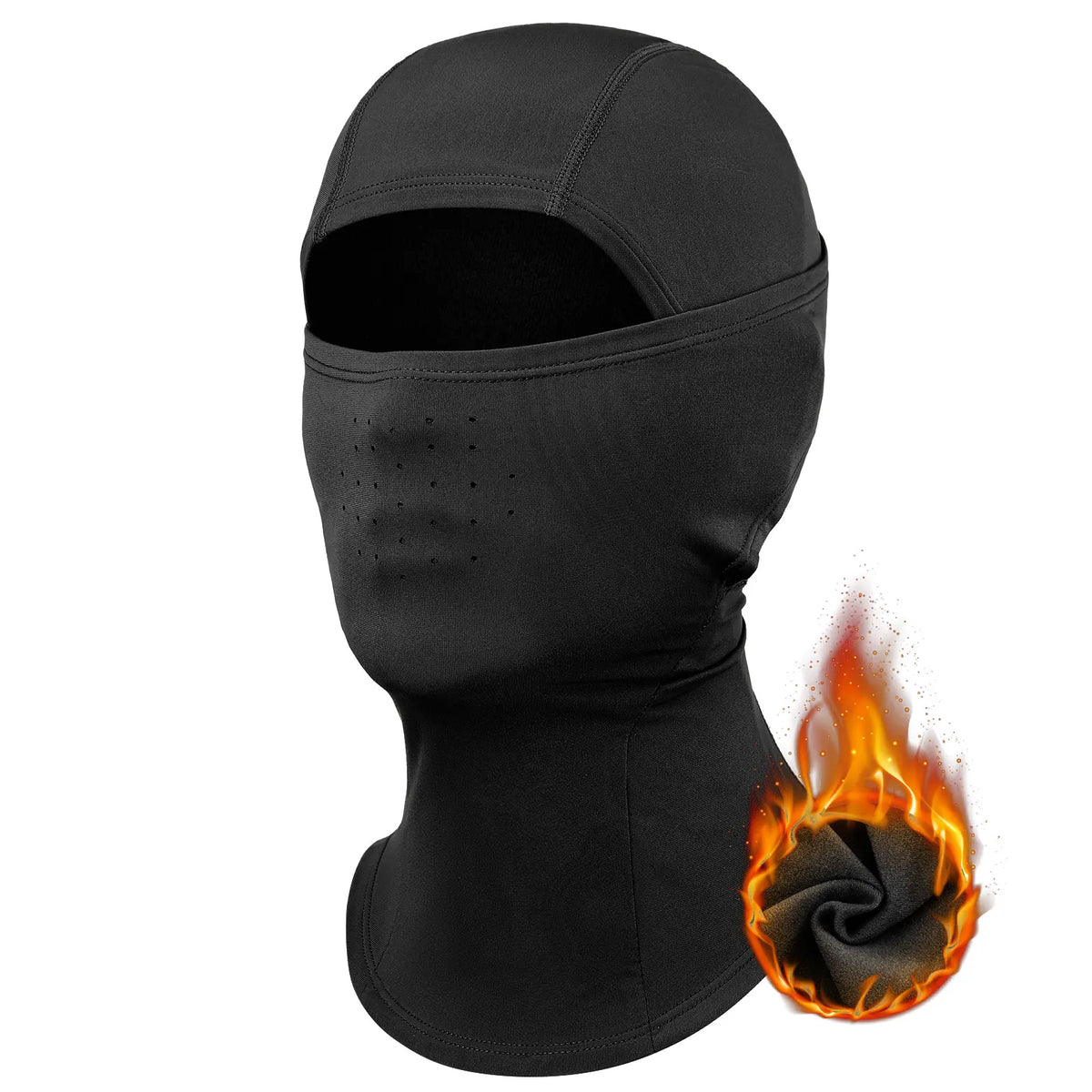Lycra Ski Headgear with Thermal Cold-Weather Mask
