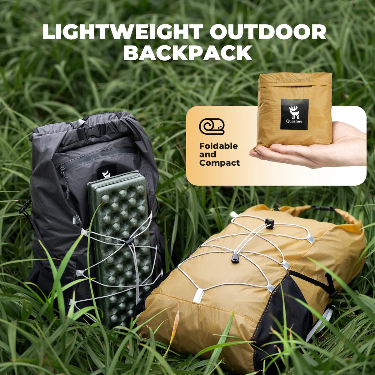 20L Waterproof Foldable Hiking Backpack