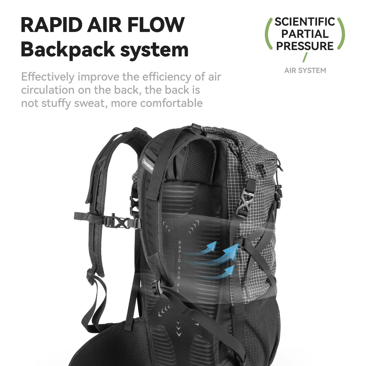 30-35L Lightweight Waterproof Hiking Backpack