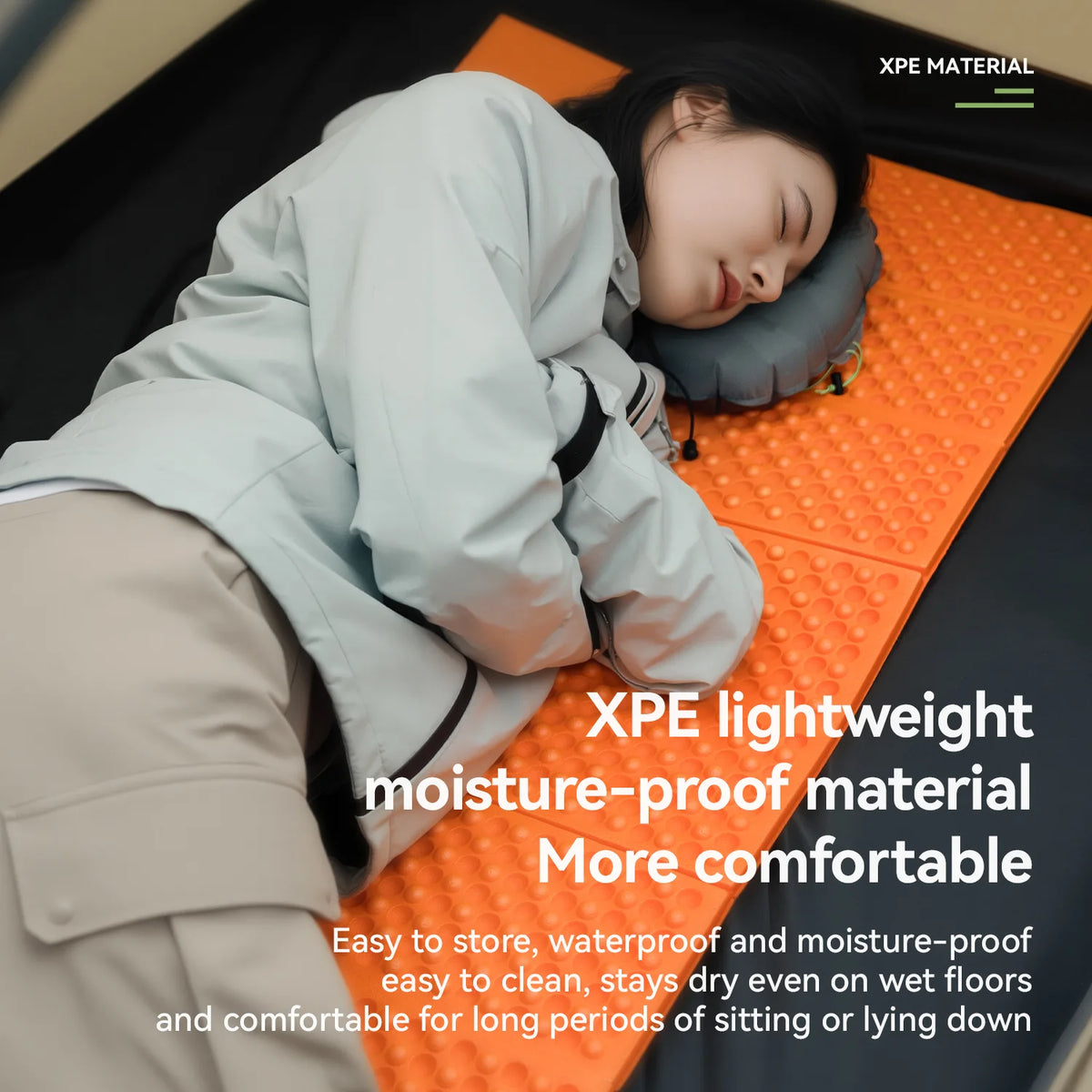 Ultralight Folding Sleeping Pad - R-Value 1.8