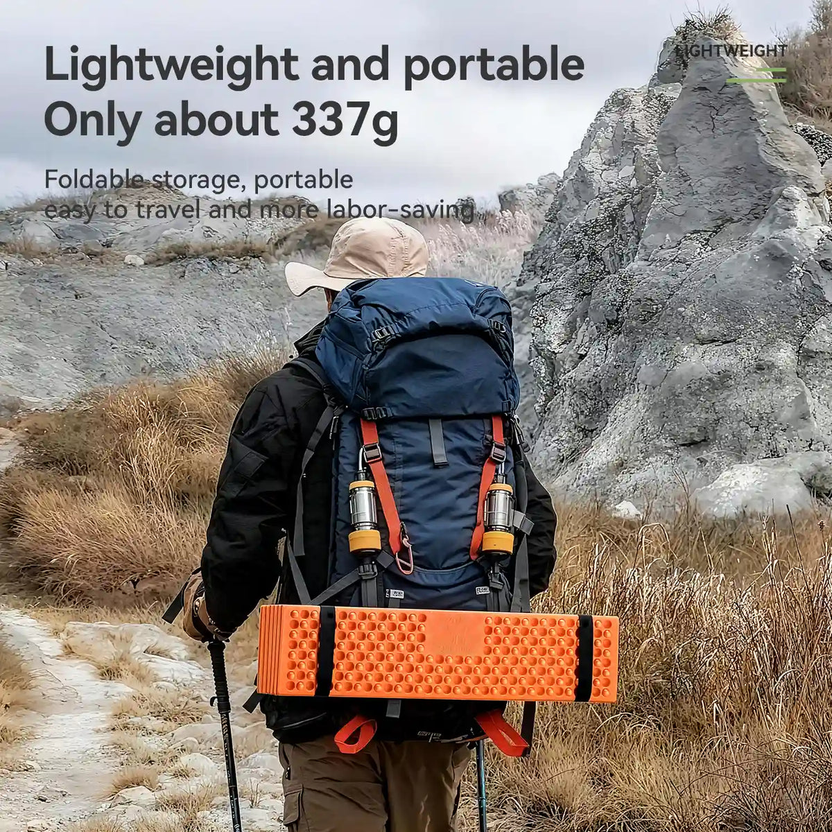 Ultralight Folding Sleeping Pad - R-Value 1.8